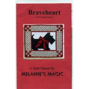  Scottie Dog Braveheart Quilt Pattern Arts, Crafts 