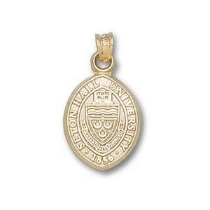  Seton Hall Pirates Seal Lapel Pin   10KT Gold Jewelry 