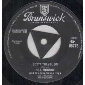   45) UK BRUNSWICK 1958 BILL MONROE AND HIS BLUE GRASS BOYS Music