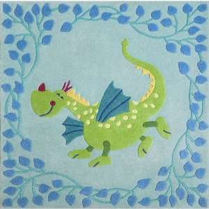  Haba Fairy Tale Dragon Kids Square Rug   297447 x 47 