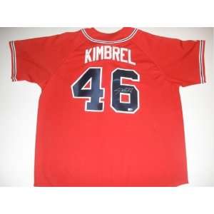 Craig Kimbrel Autographed Atlanta Braves Red Sunday Jersey  