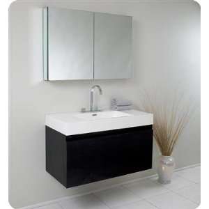   FVN8010BW Modern Bathroom Vanity w/ Medicine Cabinet: Home Improvement