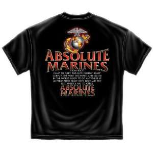  Absolute Marine Corps   Military T Shirt Sports 