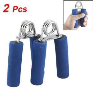   Blue Foam Coated Handle Hand Grips Exercise Tool