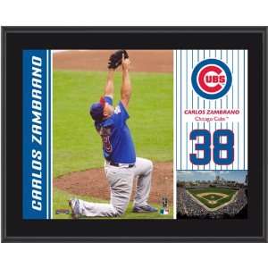  Carlos Zambrano Plaque  Details Chicago Cubs, Sublimated 