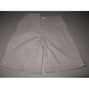 Ralph Lauren Shorts Tan & White Stripes Size 5