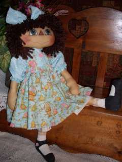 Primitive Raggedy Ann style doll~Simply Courtney~Pattern #116  