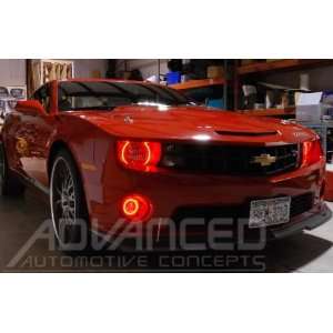   Camaro Oracle CCFL Halo Ring Kit for Headlights   Red: Automotive