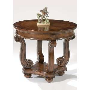  Liberty Victorian Manor Round End Table   187 OT1020