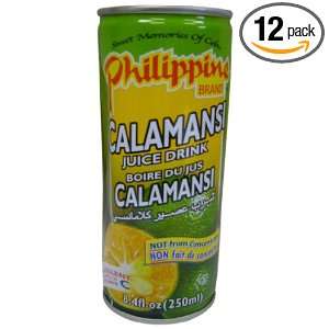 Philippine Juice Drink Calamans, 8.4 Ounce (Pack of 12)  