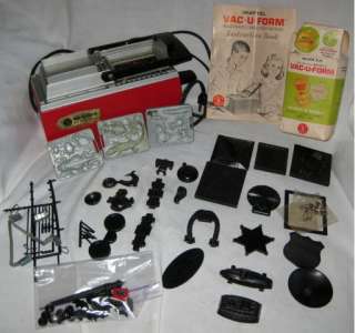 VTG 1964 Mattel VAC U FORM Creepy Crawlers Maker Molds  