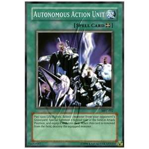   Action Unit / Single YuGiOh Card in Protective Sleeve Toys & Games
