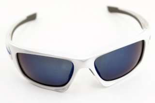 New Oakley Sunglasses Scalpel White Chrome Ice Iridium Polarized Asian 