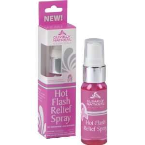  Clearly Natural Hot Flash Relief Spray, 1 Ounce: Health 