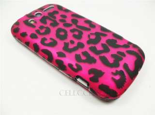 HTC MYTOUCH 4G T MOBILE PINK LEOPARD HARD COVER CASE  