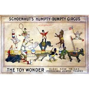   : Schoenhuts Humpty Dumpty Circus Wooden Jigsaw Puzzle: Toys & Games