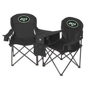   York Jets NFL Deluxe Folding Conversation Arm Chair by Northpole Ltd