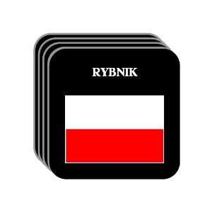 Poland   RYBNIK Set of 4 Mini Mousepad Coasters