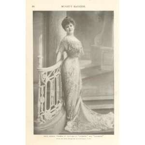  1905 Print Fitzi Scheff Opera Prima Donna 