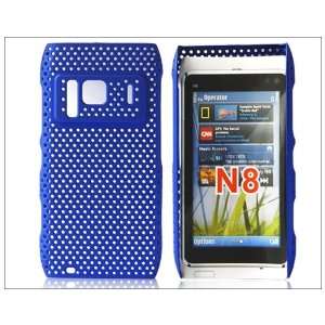  Net Hard Back Case Cover for Nokia N8 Dark Blue 
