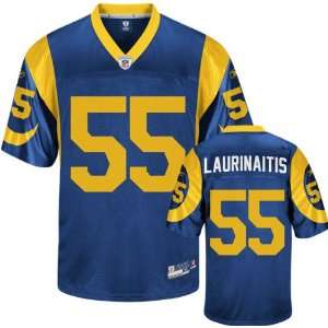  James Laurinaitis Jersey: Reebok Blue #55 St. Louis Rams 