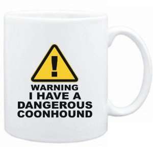  Mug White  WARNING : DANGEROUS Coonhound  Dogs: Sports 