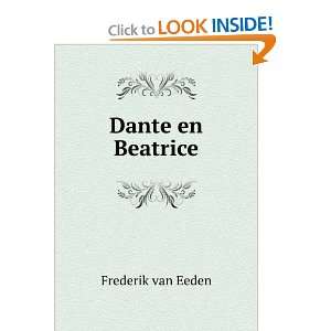  Dante en Beatrice Frederik van Eeden Books