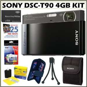  Sony Cyber shot DSC T90 12.1MP Digital Camera with 4x 