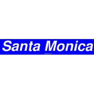 Santa Monica MINIATURE Sticker