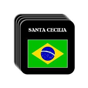  Brazil   SANTA CECILIA Set of 4 Mini Mousepad Coasters 