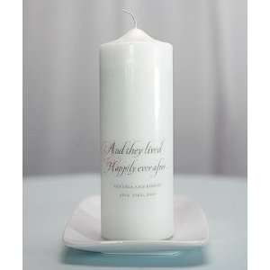  Fairy Tale Wedding Candle   Happily Ever After 