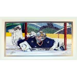  Ryan Miller Autographed Winter Games Lithograph #ed to 100 