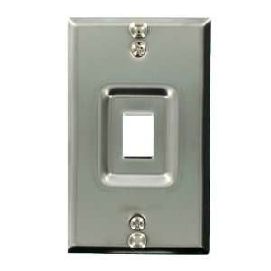    SP QuickPort Telephone Wall Jack, Stainless Steel