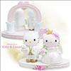 Hello Kitty & Daniel Wedding Ceramic Bossed Memo / Card Holder Sanrio 