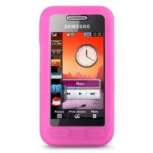  Hot Pink Silicone Skin Cover for Samsung S5230 Star 