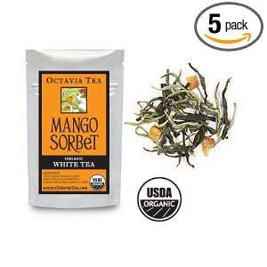 Octavia MANGO SORBET organic white tea (sample) [5 PACK]:  