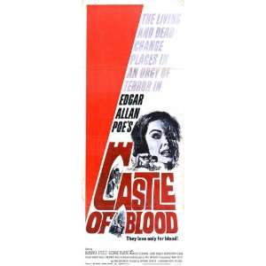  Castle Of Blood Poster Movie Insert 14 x 36 Inches   36cm 