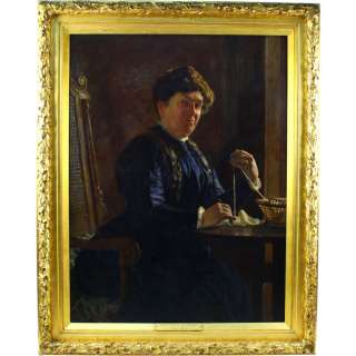 Frederick George Swaish Sarah Rowland Swaish Portrait Oil Painting x 