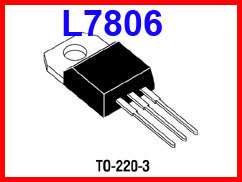 L7806 7806 Voltage Regulator 6V 1.5A Ham Kit ST  