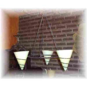 Cone Wax Luminary Chandelier 24 Inch Ceiling Mounted 11 Inch with 