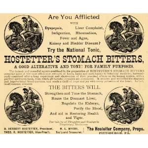   Bitters Cure All Pittsburgh   Original Print Ad
