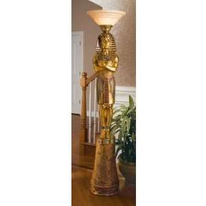   Statue King Tut Decorative Sculpture Floor Lamp: Home & Kitchen