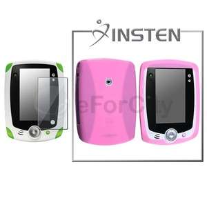 Screen Protector Guard+Insten Baby Pink Rubber Skin Case Soft Cover 
