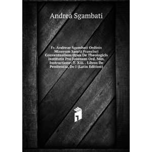   Libros De Penitentia, De I (Latin Edition): Andrea Sgambati: Books