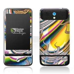   Design Skins for HTC Legend   Rainbow Waves Design Folie Electronics