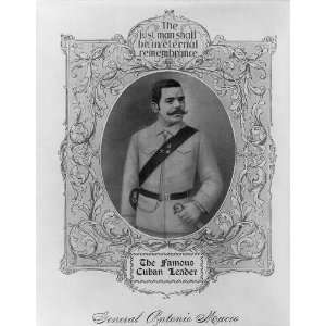  Jose Antonio de la Maceo,1845 1896,Cuban Army commander 