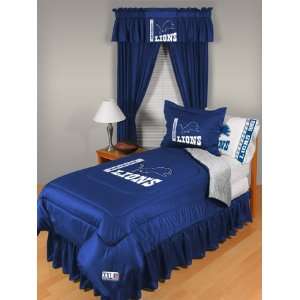 Detroit Lions Twin Size Bedroom Set 
