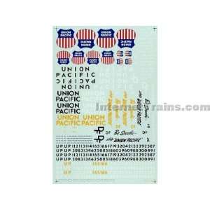 Microscale HO Scale 40 & 50 Box Car Decal Set   Union Pacific (UP 