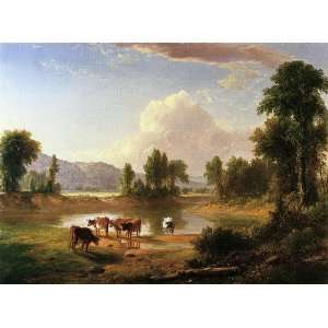  Hand Made Oil Reproduction   Asher Brown Durand   32 x 24 