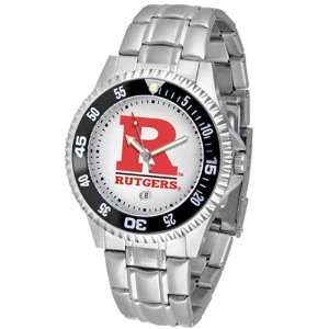  Rutgers Scarlet Knights NCAA Competitor Mens Watch (Metal Band 